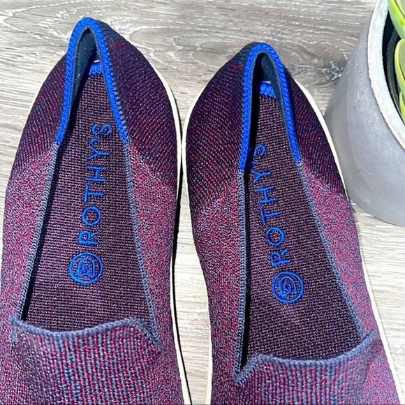 Rothys size 10 fig python woman’s slide on sneakers - Picture 11 of 13